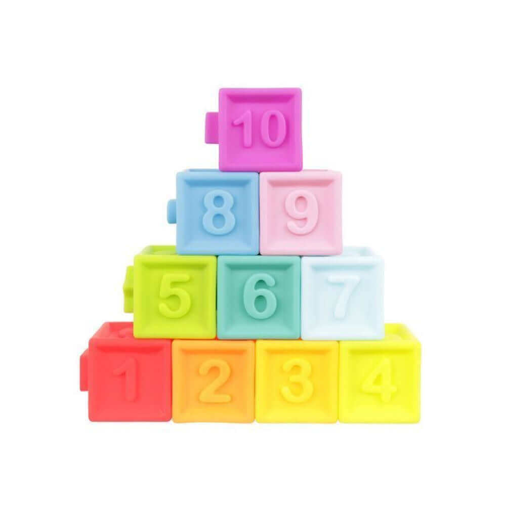 Cubes sensoriels à empiler - couleurs, cubes, multi sensoriels