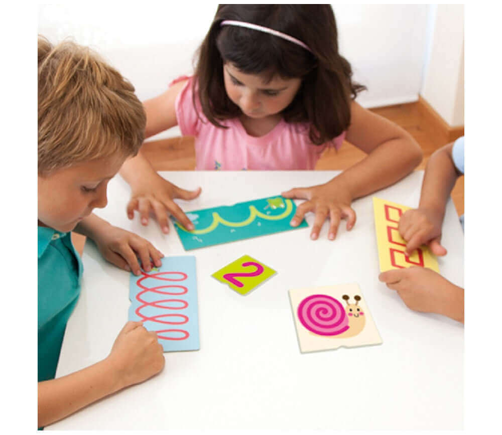 Akros - Chiffres et Pistes Graphiques Rugueuses - J'apprends à écrire, Mes premiers pas en écriture, motricité fine, sensoriel