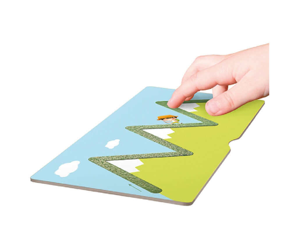 Akros - Chiffres et Pistes Graphiques Rugueuses - J'apprends à écrire, Mes premiers pas en écriture, motricité fine, sensoriel