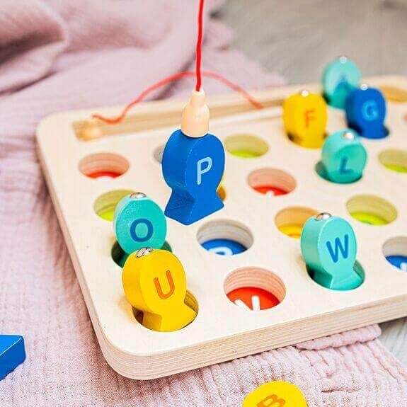 Tooky Toys - Pêche magnétique "Alphabet" - A partir de 3 ans - alphabet, pêche magnétique