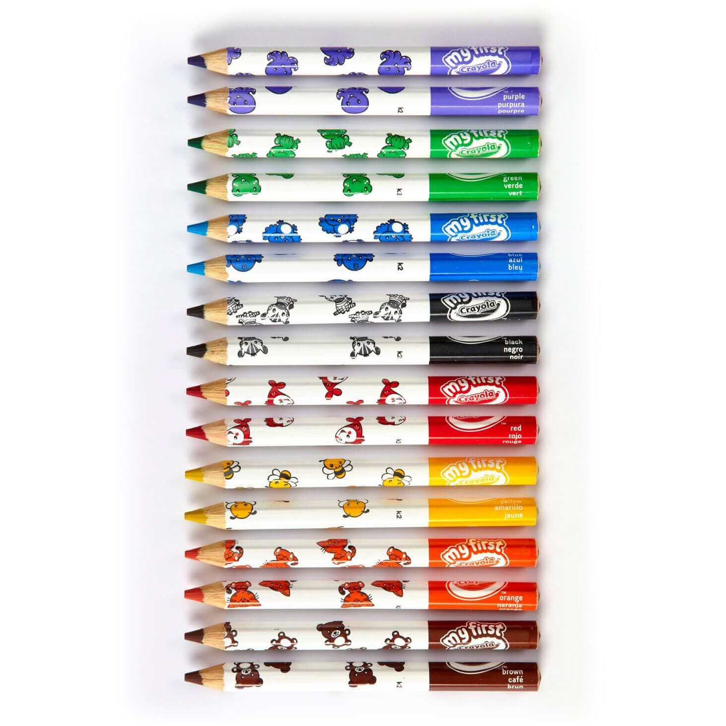 Crayola Mini Kids - "Maxi" crayons de couleur - coloriage, dessin, motricité fine