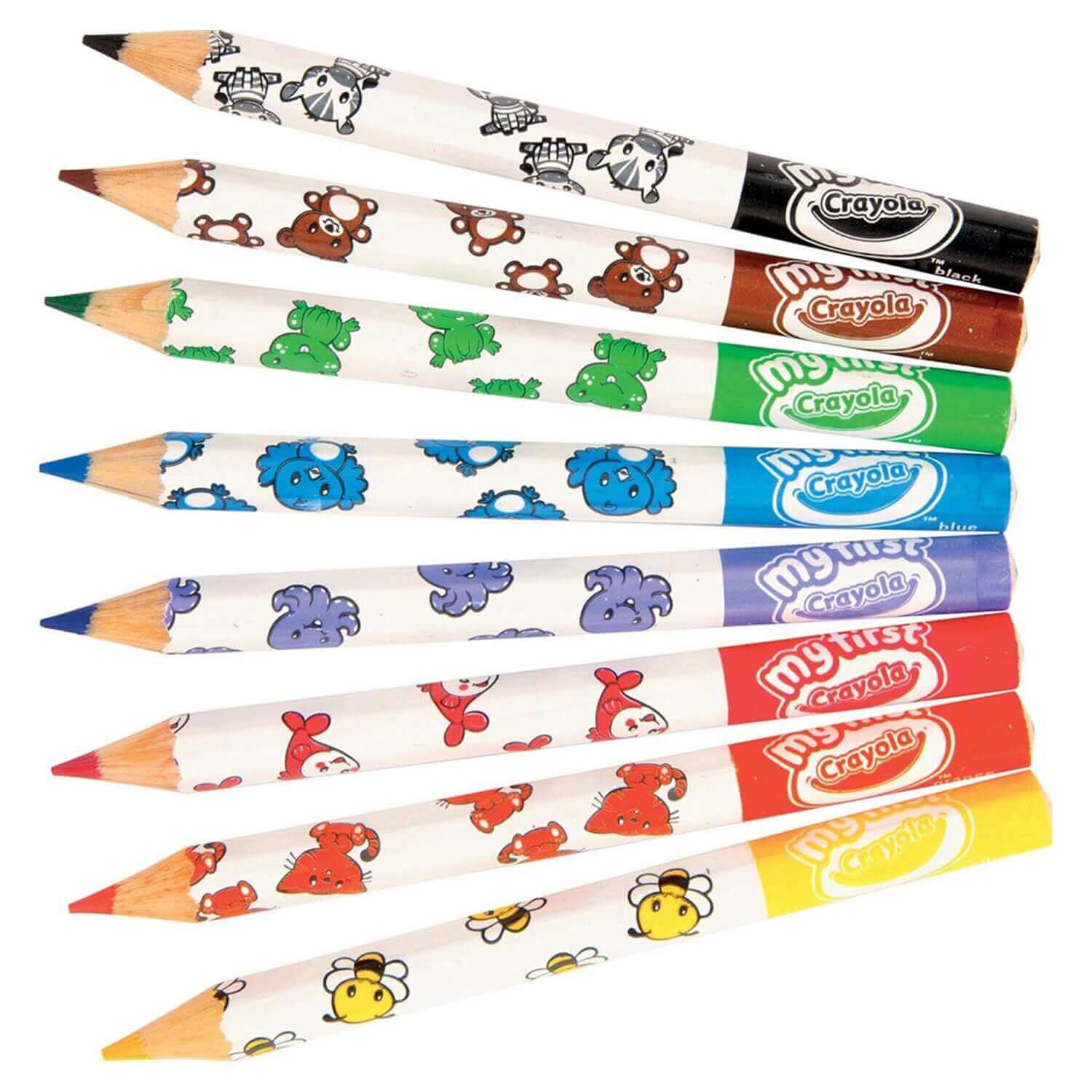 Crayola Mini Kids - "Maxi" crayons de couleur - coloriage, dessin, motricité fine