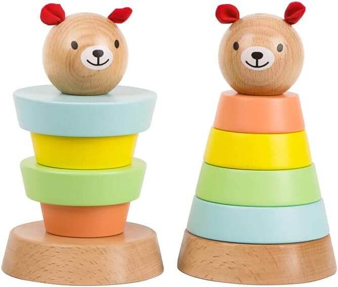 Classic World - Pyramide "Ourson" - couleur, pyramide, tour, à assembler, à empiler