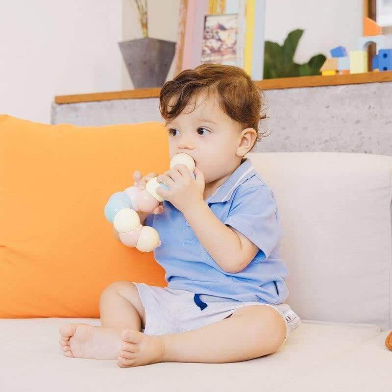 Classic World - Chenille articulée - bois, chenille, jouet eveil