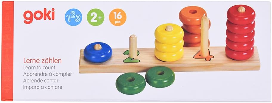 Goki - Apprendre à compter - chiffres, couleurs, math, quantité, tri, trieur