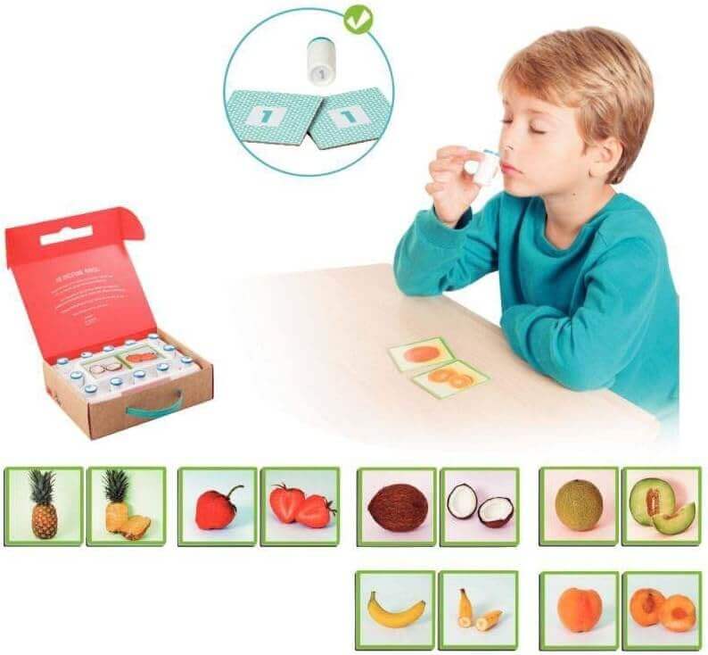 Akros - Jeux sensoriels "L'odorat : Les Fruits et leurs Arômes" - Développement des sens, Odorat