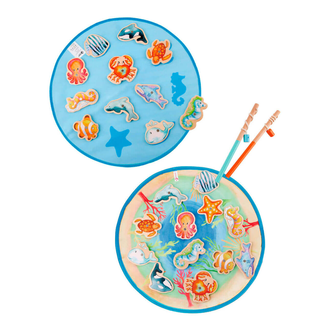 Classic World - Pêche magnétique - animaux marins, motricité fine, poissons, pêche magnétique