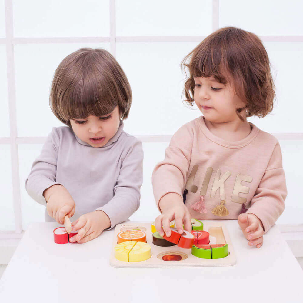 Classic World - Puzzle Fruits à couper - légumes à découper, puzzle