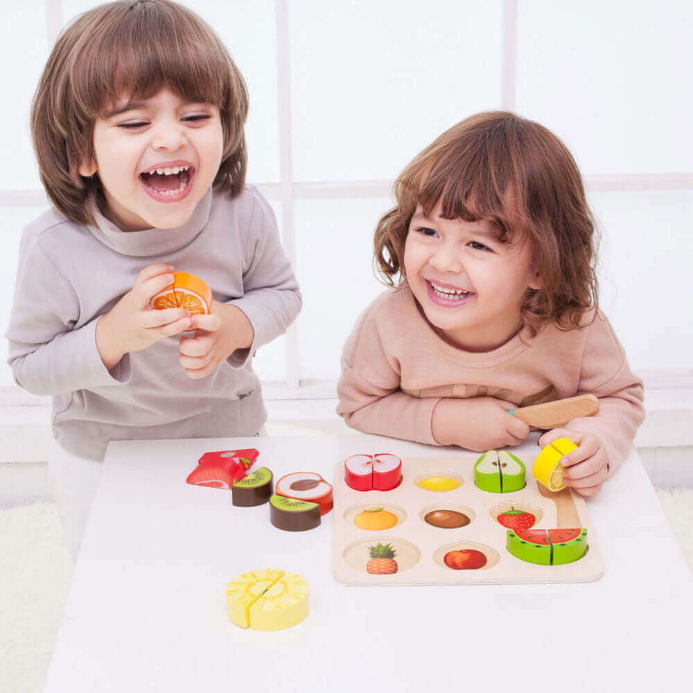 Classic World - Puzzle Fruits à couper - légumes à découper, puzzle