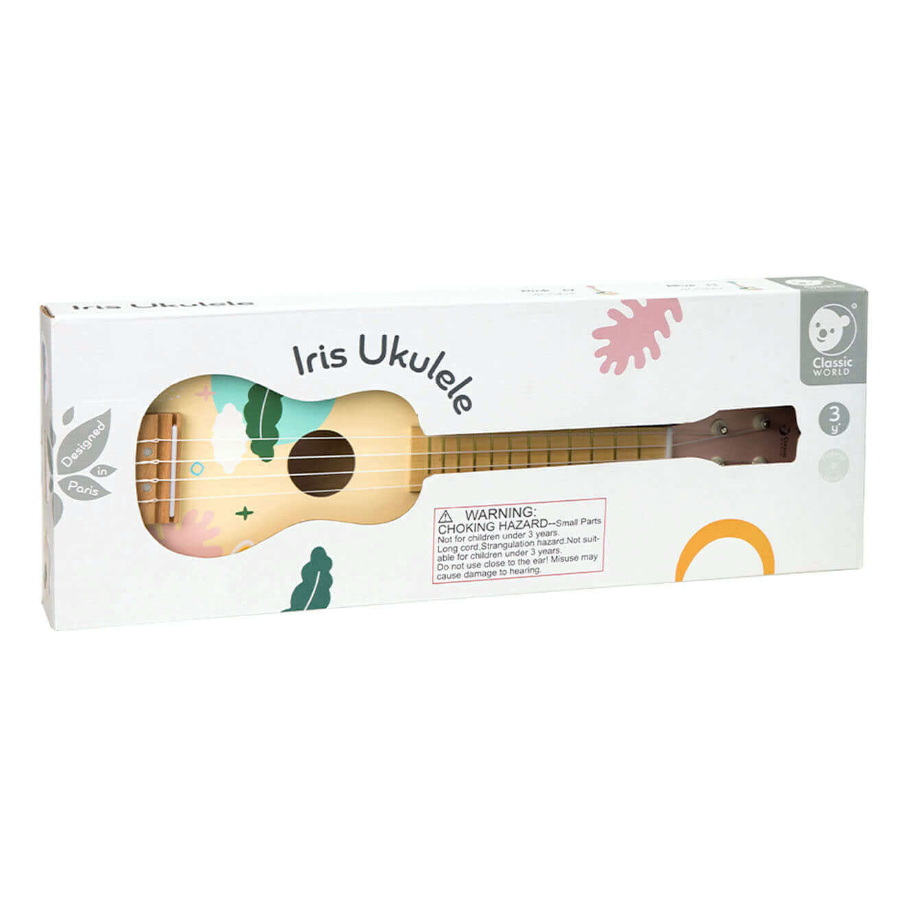 Classic World - Ukulélé "Iris" en bois - guitare, instrument, musique