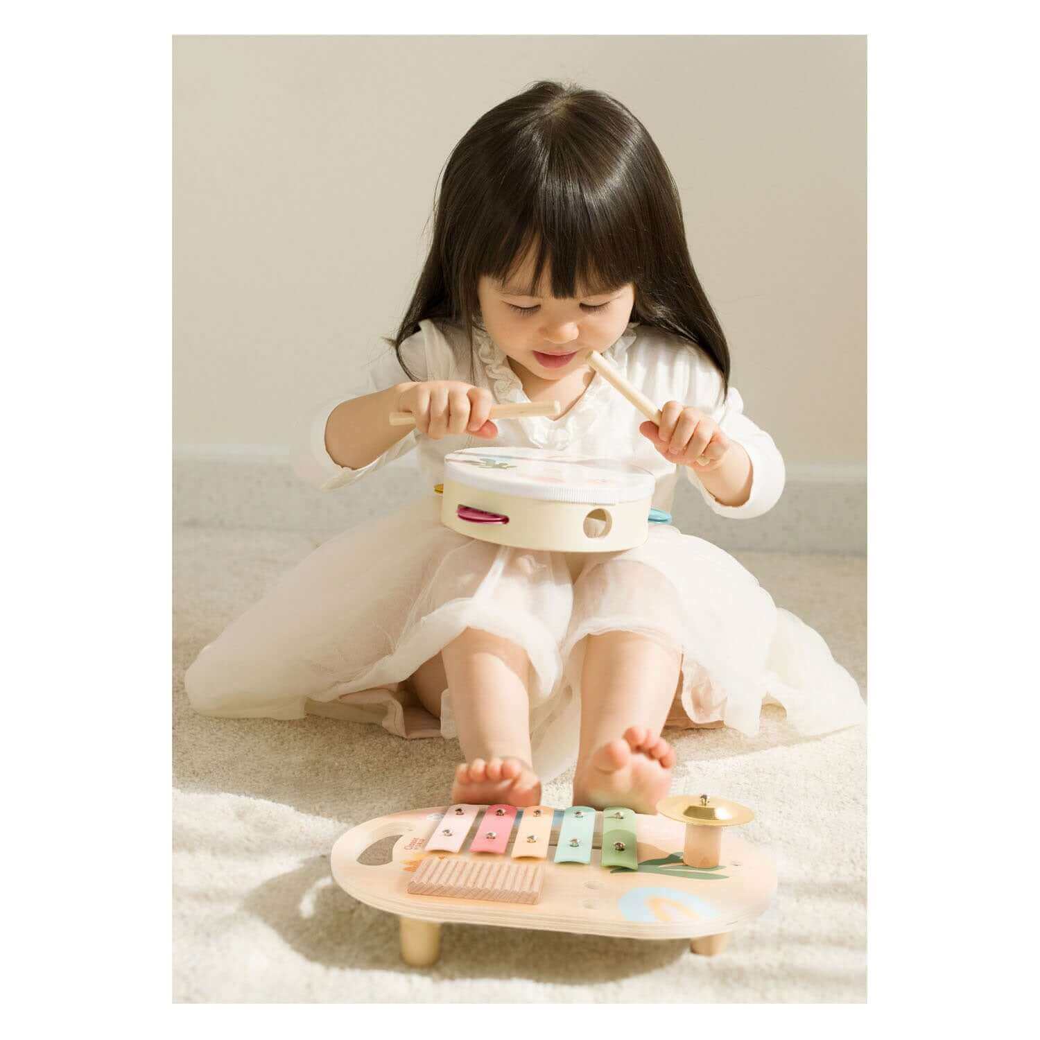 Classic World - Set musical "Iris" - eveil musicale, musique, symbale, table musicale, xylophone