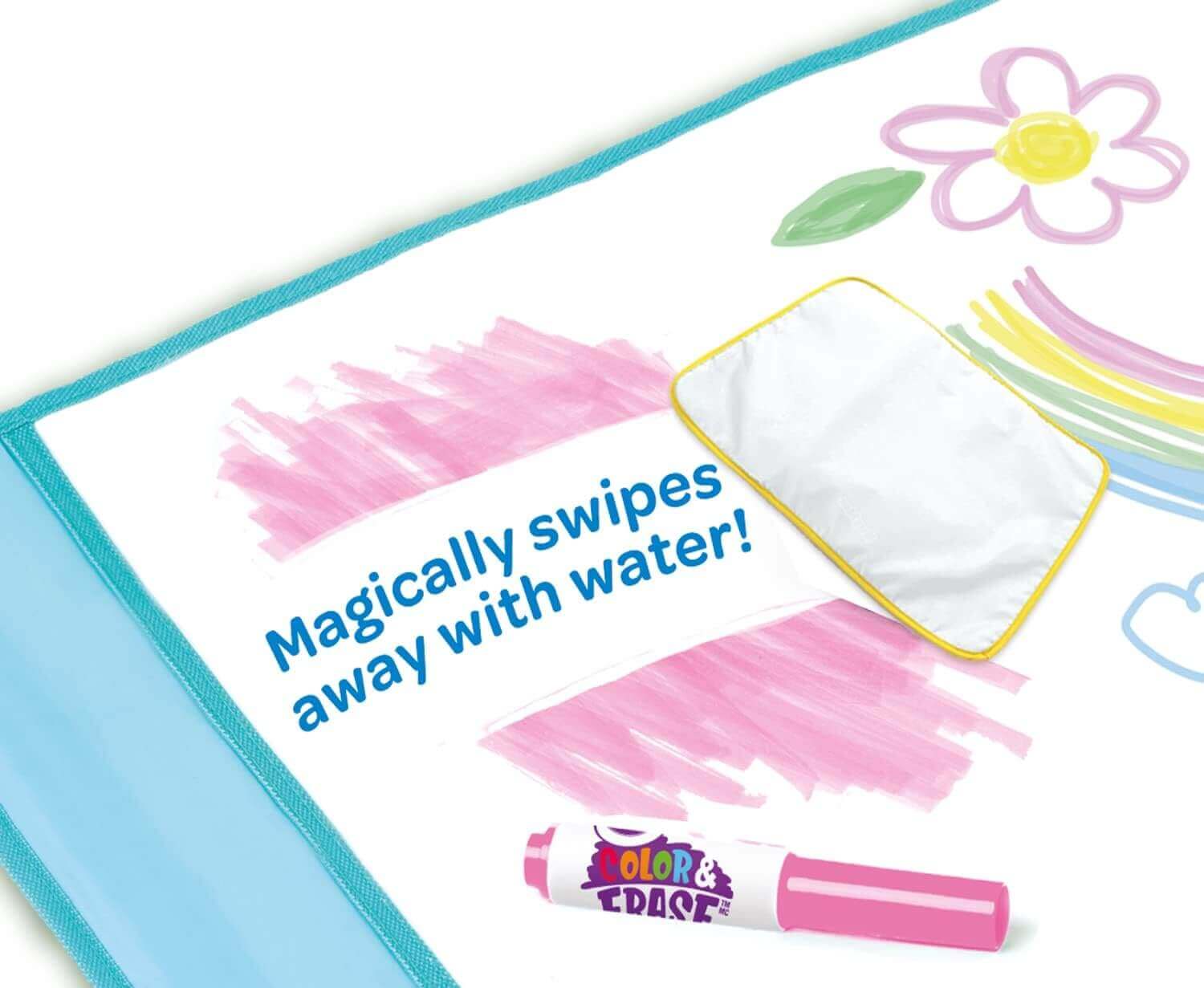 Crayola - Tapis de coloriage lavable - dessin, effaçable, tapis