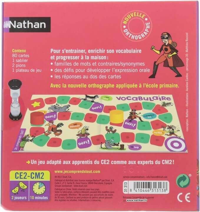 Nathan - Vocabulaire - CE2-CM2 - contraire, synonymes, vocabulaire