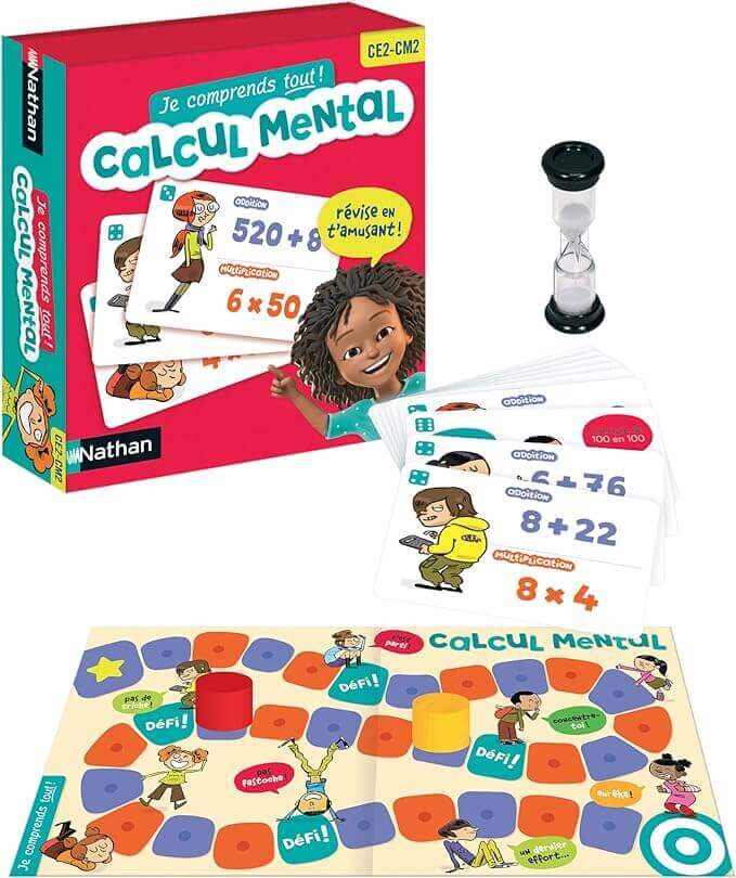Nathan - Calcul mental- CE2-CM2 - addition, compter, logique, maths, mathématiques, multiplication