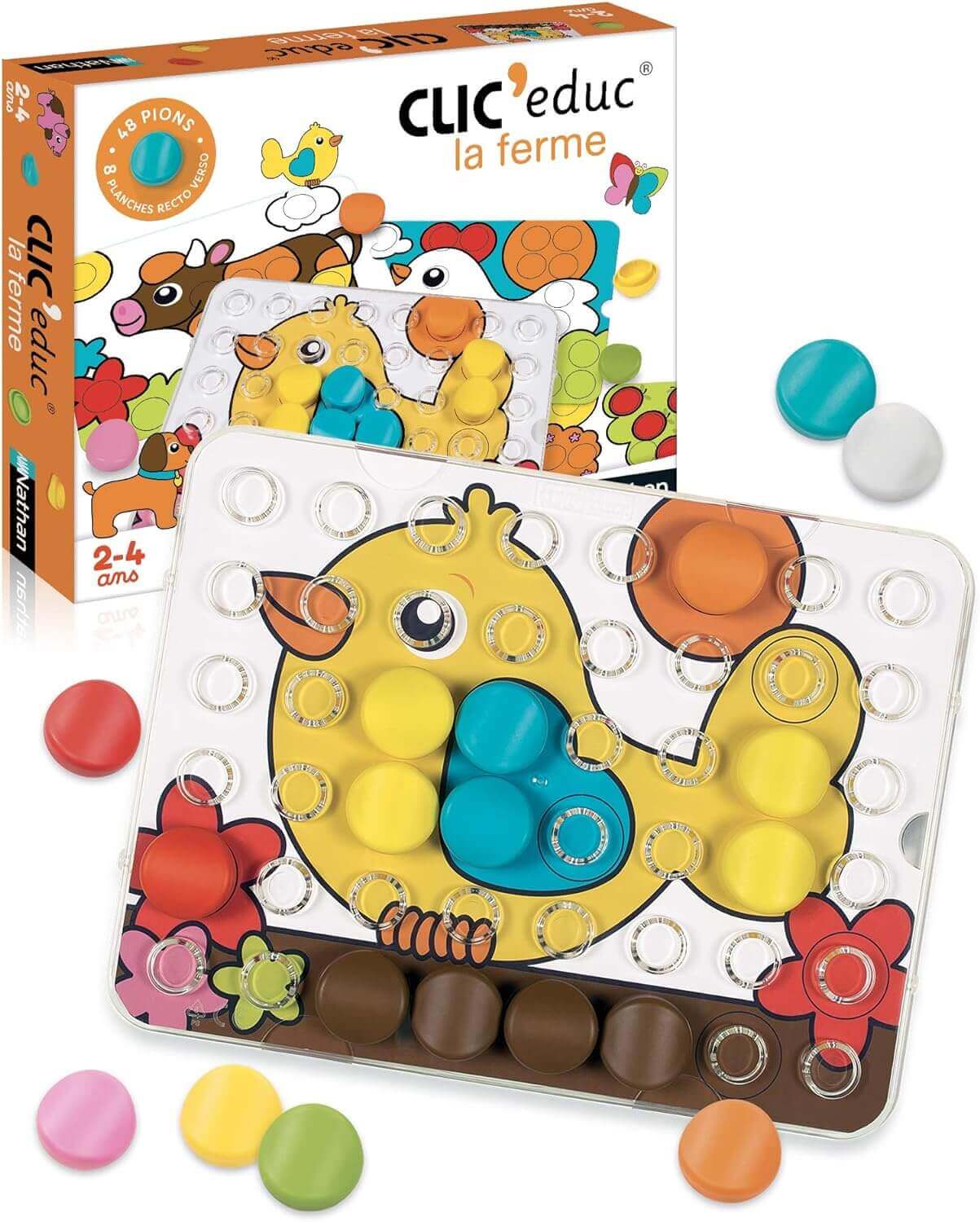 Nathan - Clic'educ "La Ferme" - A partir de 2 ans - couleurs