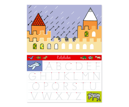 Nathan - J'apprends à écrire - A partir de 4 ans - alphabet, tableau, tracé, écriture