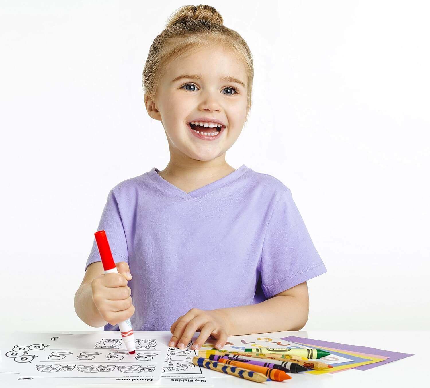 Crayola Mini Kids - Feutres lavables - coloriage, dessin, motricité fine