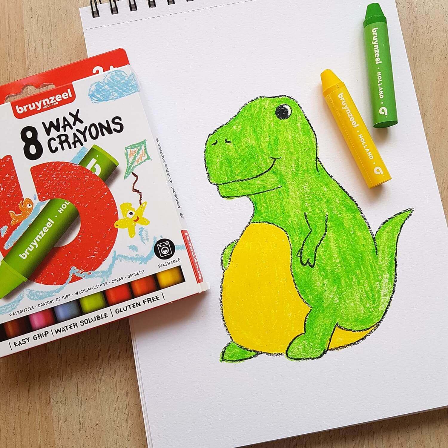 Bruynzeel - Crayons de cire - coloriage, crayon de cire, dessin, motricité fine