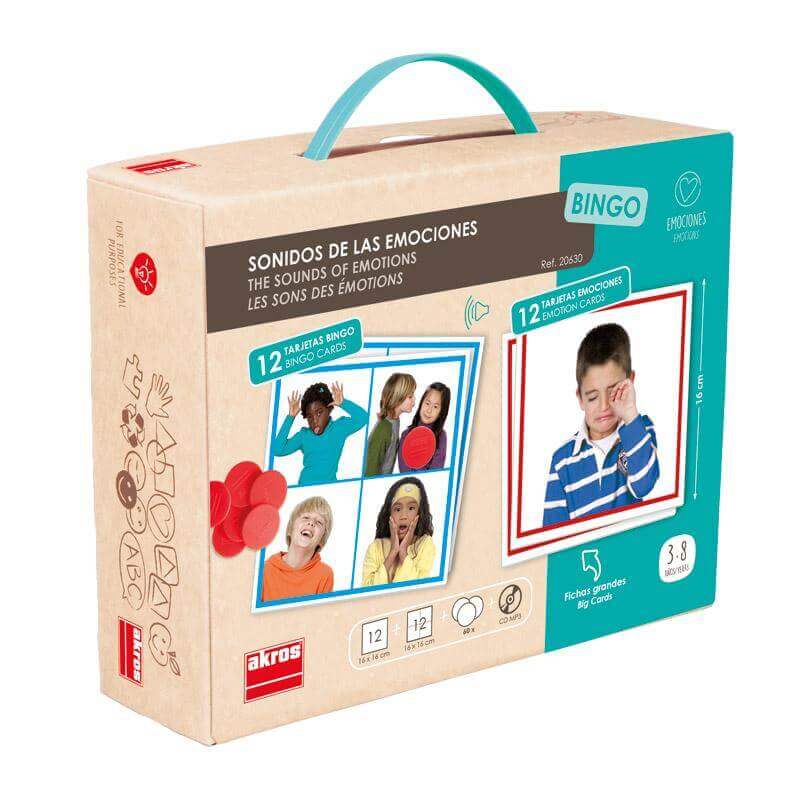 Akros -Loto "Le son des émotions" - Emotions, Expressions, Jeux d'association, Sons des émotions