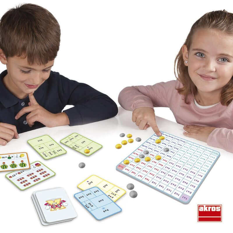 Akros - Apprends et comprends les tables de multiplications - J'apprends à compter, Tables de multiplication