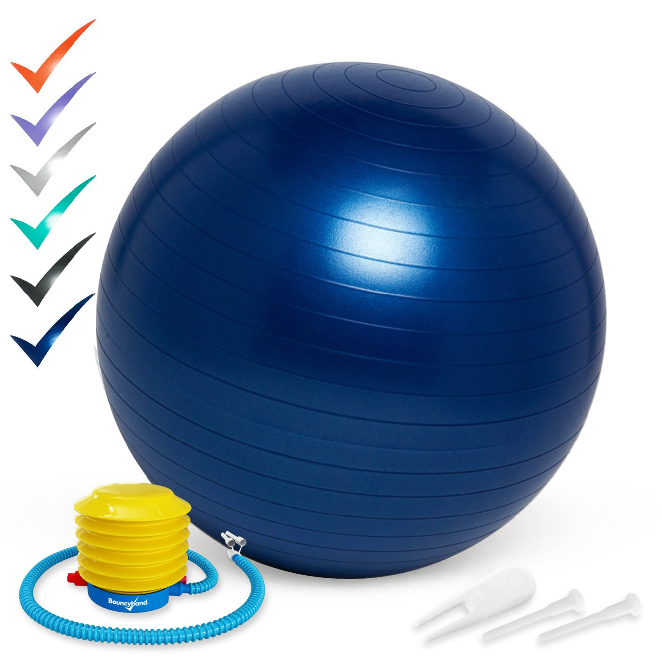 Bouncyband - Ballon lesté d'assise dynamique 55 cm