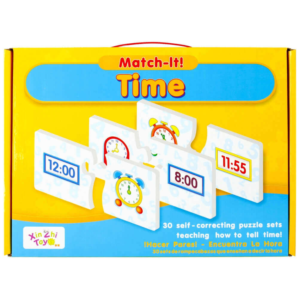 Méga Créative - Puzzle Horloge "Clock" - A partir de 4 ans - heure, horloge, puzzle, temps