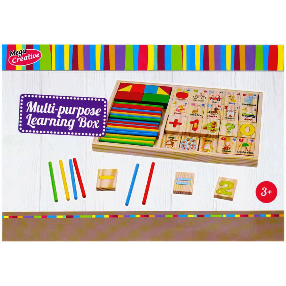 Méga créative - Coffret bâton de calcul "Je comprends les maths" - A partir de 3 ans - addition, bâton de comptage, compter, division, mathématiques, multiplication, soustraction