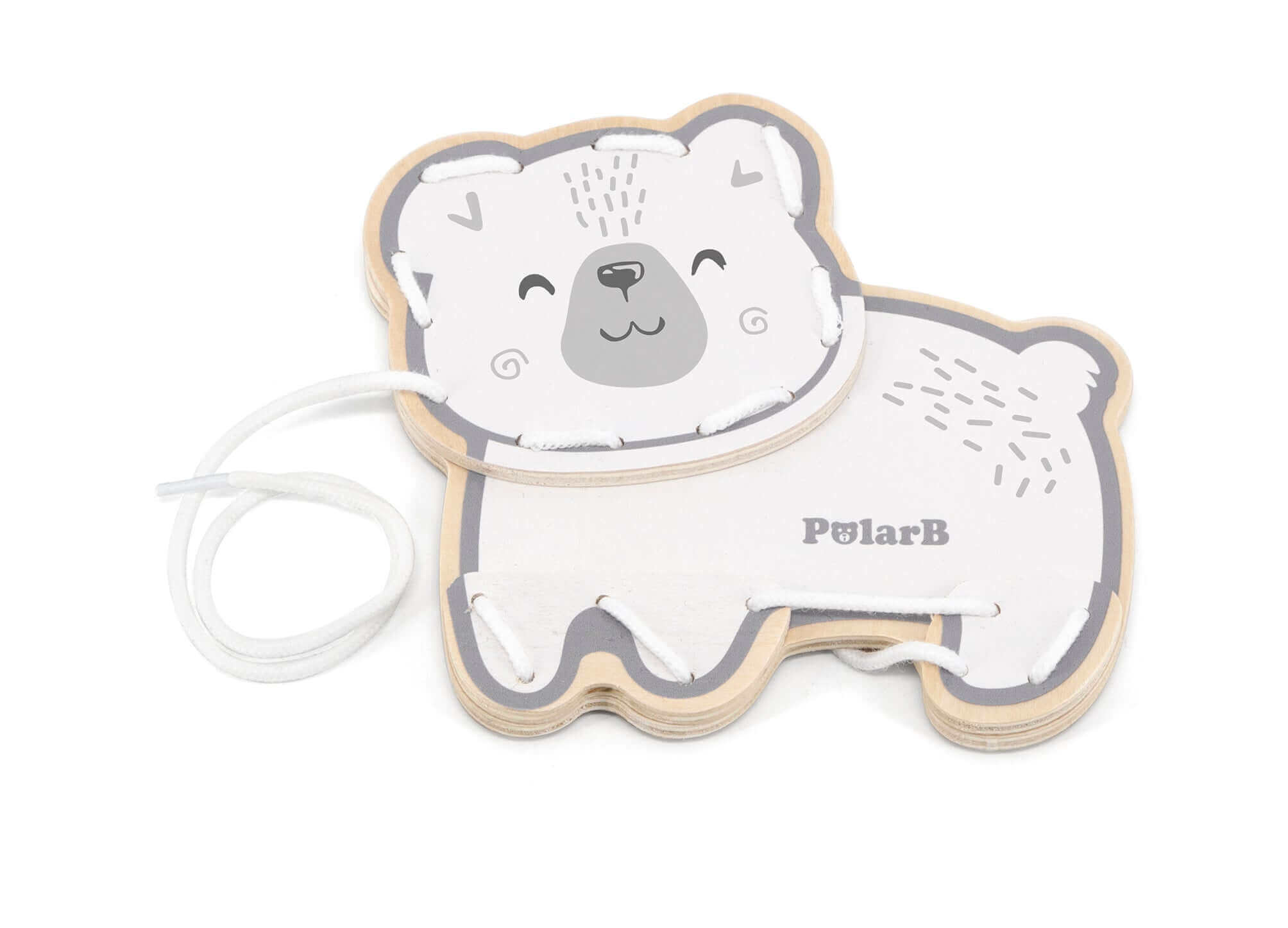 Viga - Animaux à lacer "Polaire" by Polar B - A partir de 3 ans - animaux à lacer, motricité fine, à lacer