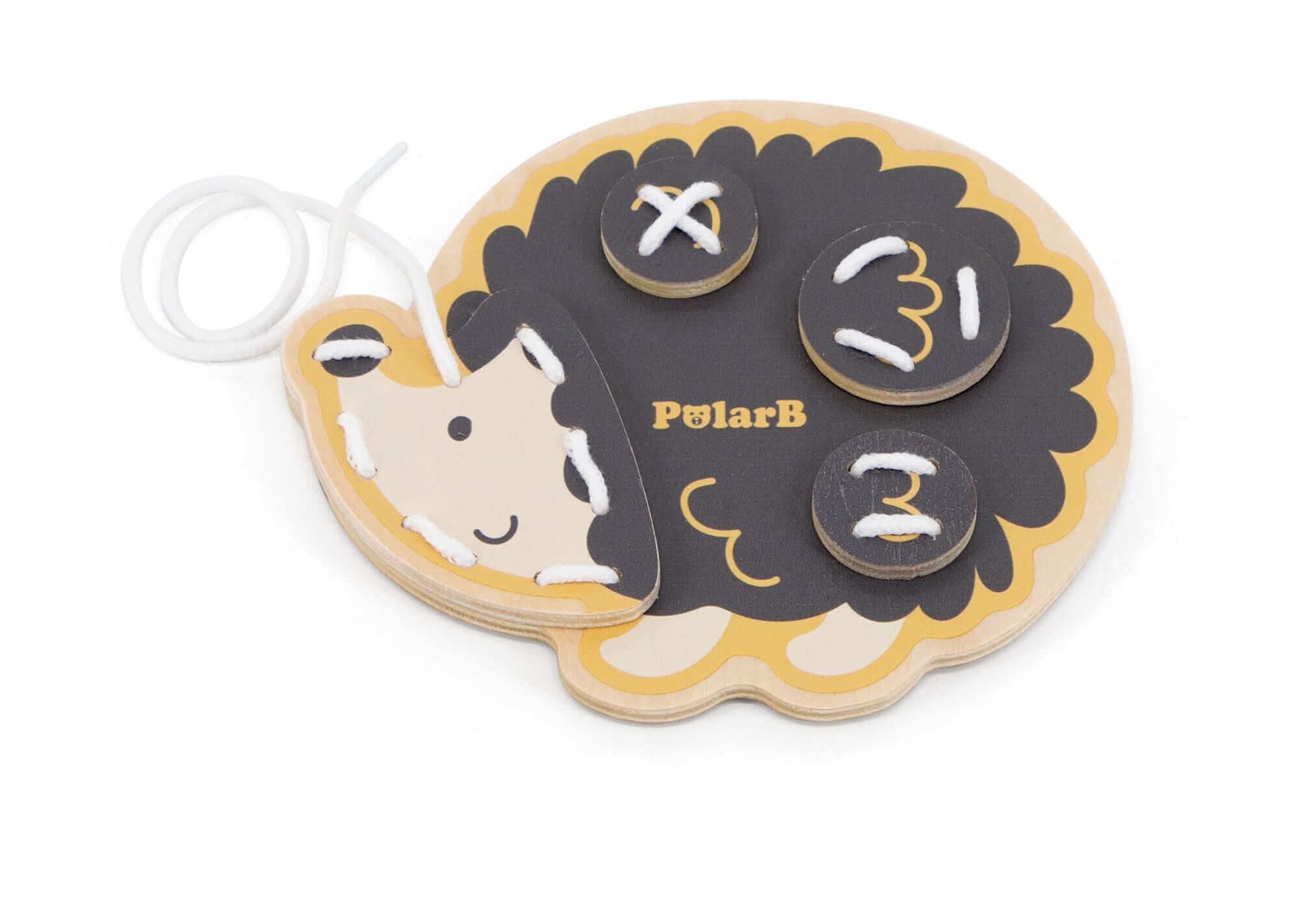 Viga - Animaux à lacer "Polaire" by Polar B - A partir de 3 ans - animaux à lacer, motricité fine, à lacer