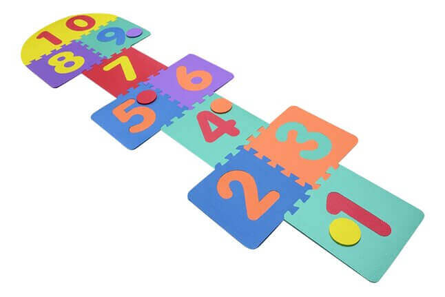 Tactic - Marelle Mousse XL - A partir de 3 ans - marelle, motricité, saut, sauter