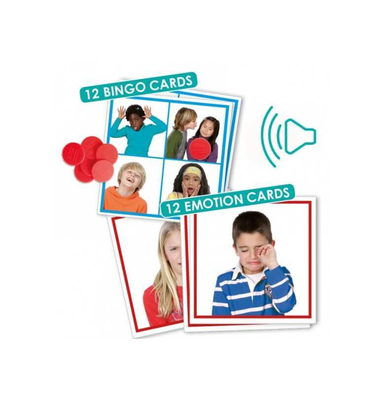 Akros -Loto "Le son des émotions" - Emotions, Expressions, Jeux d'association, Sons des émotions