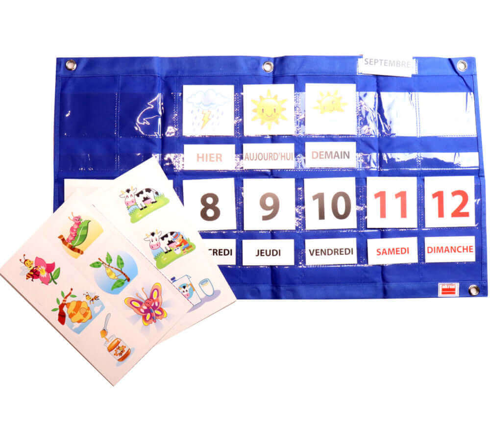 Akros - Le Calendrier Hebdomadaire - calendrier, jours de la semaine, mois, Se Repérer Dans le Temps
