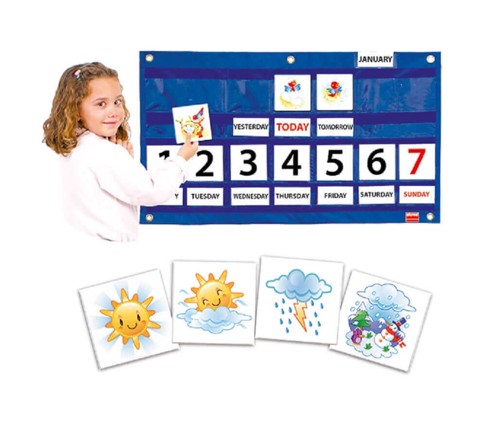 Akros - Le Calendrier Hebdomadaire - calendrier, jours de la semaine, mois, Se Repérer Dans le Temps