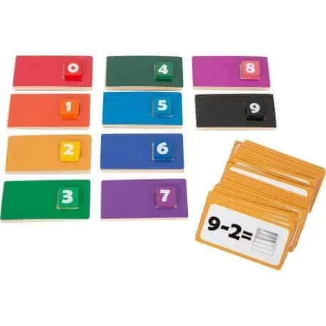 Small Foot - Jouet éducatif Maths Puzzle en bois - A partir de 6 ans - addition, maths, mathématiques, numération, soustraction