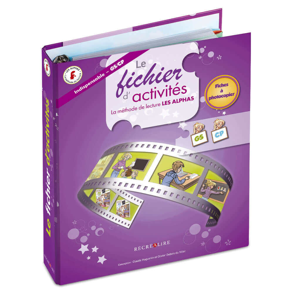 Récréalire - Le livre du maître et son fichier d'activités Les Alphas - Guide pédagogique pour l'enseignant maternelle - GS et CP cycles 1 et 2 - lecture