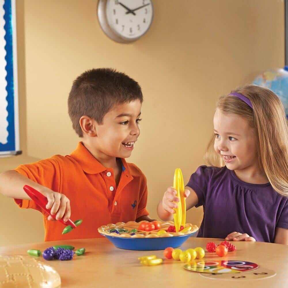 Learning Resources - Jeu de Tri Couleurs et Quantité " Super Sorting Pie" - Apprendre à compter, couleurs, tri, vocabulaire