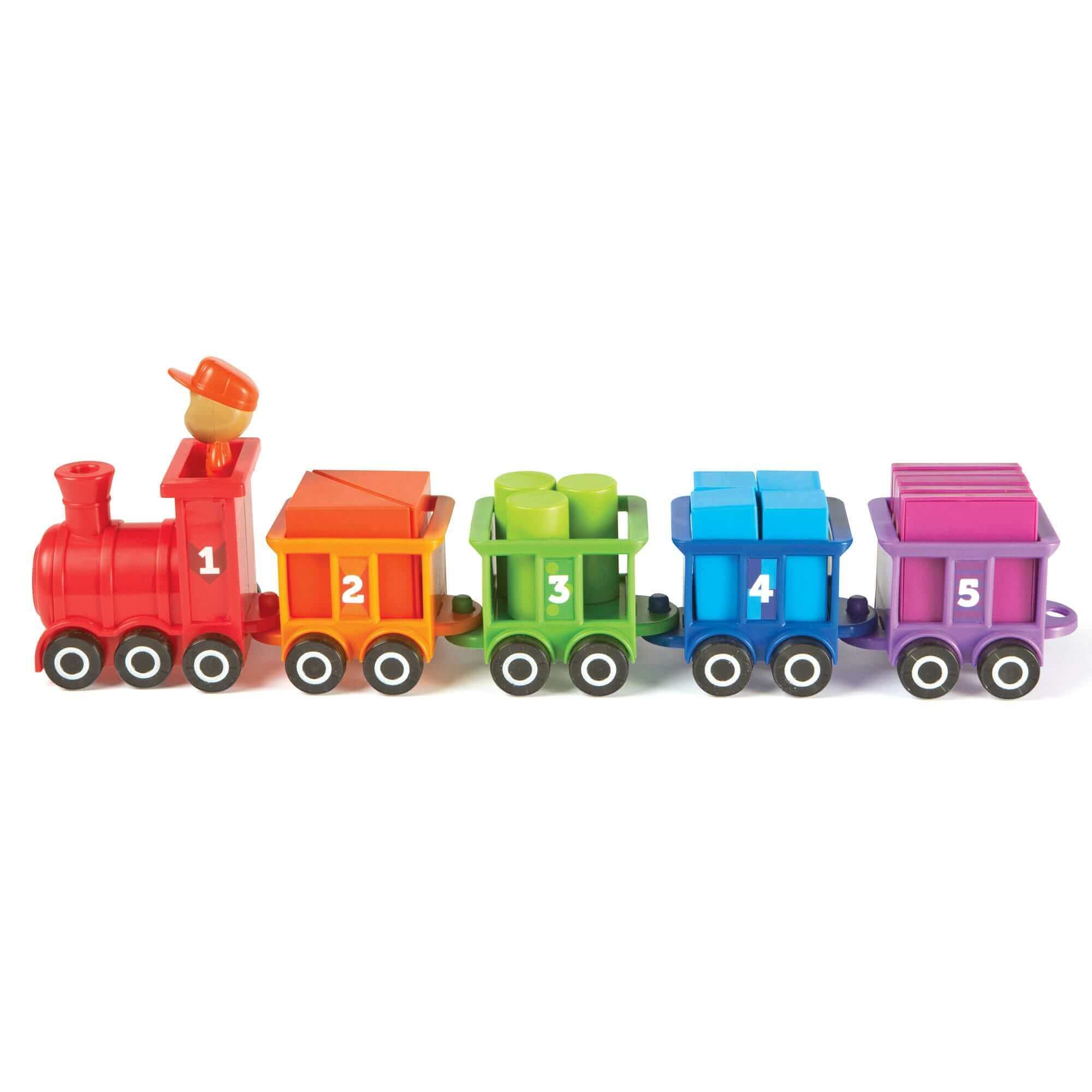 Learning Resources -Le Train des Chiffres et des Couleurs "Choo Choo" - calcul, chiffres, couleurs, J'apprends à compter