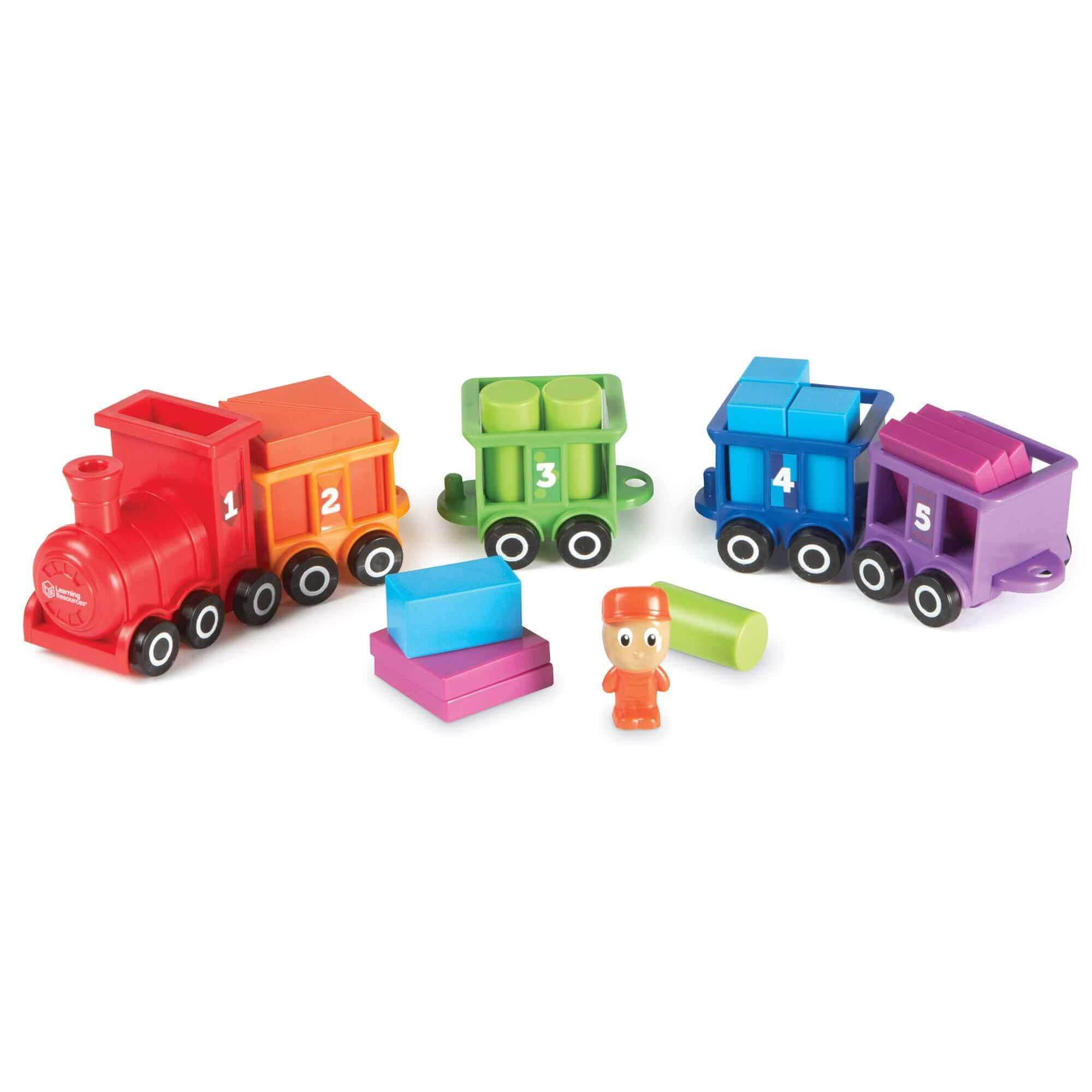 Learning Resources -Le Train des Chiffres et des Couleurs "Choo Choo" - calcul, chiffres, couleurs, J'apprends à compter