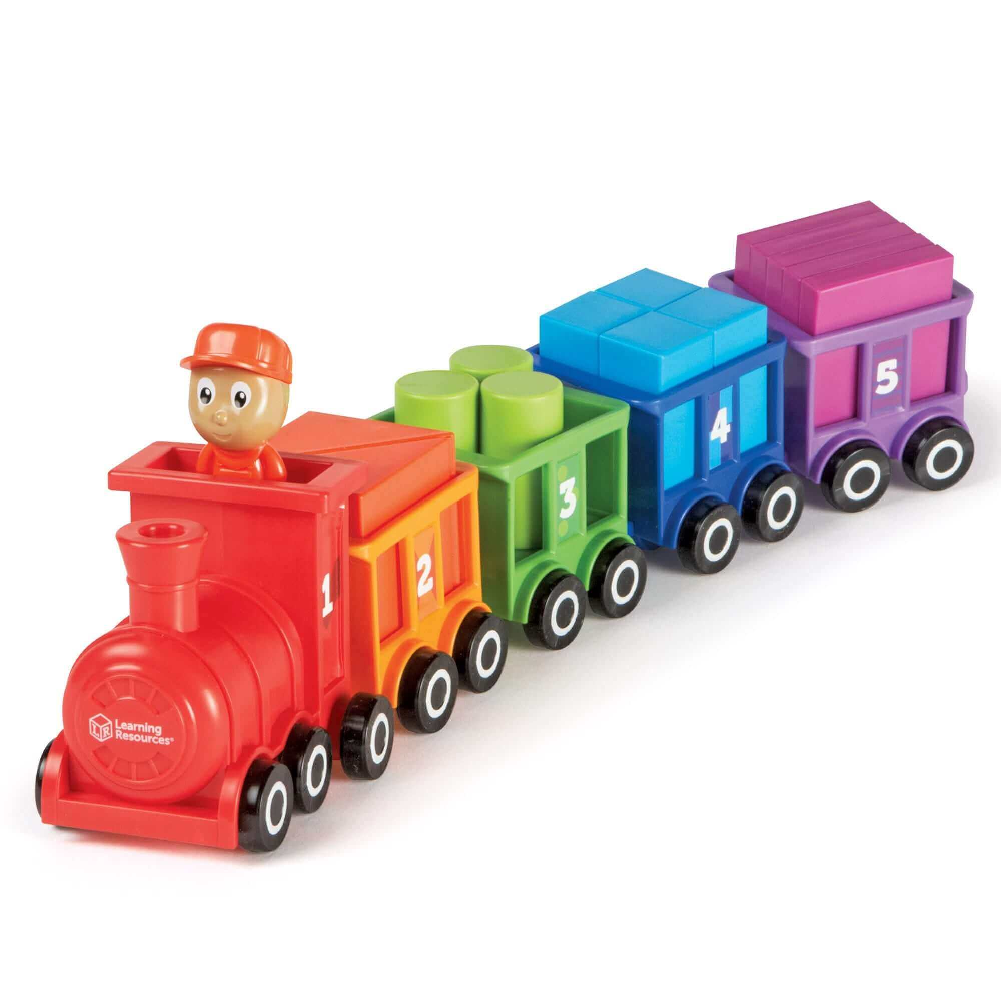 Learning Resources -Le Train des Chiffres et des Couleurs "Choo Choo" - calcul, chiffres, couleurs, J'apprends à compter