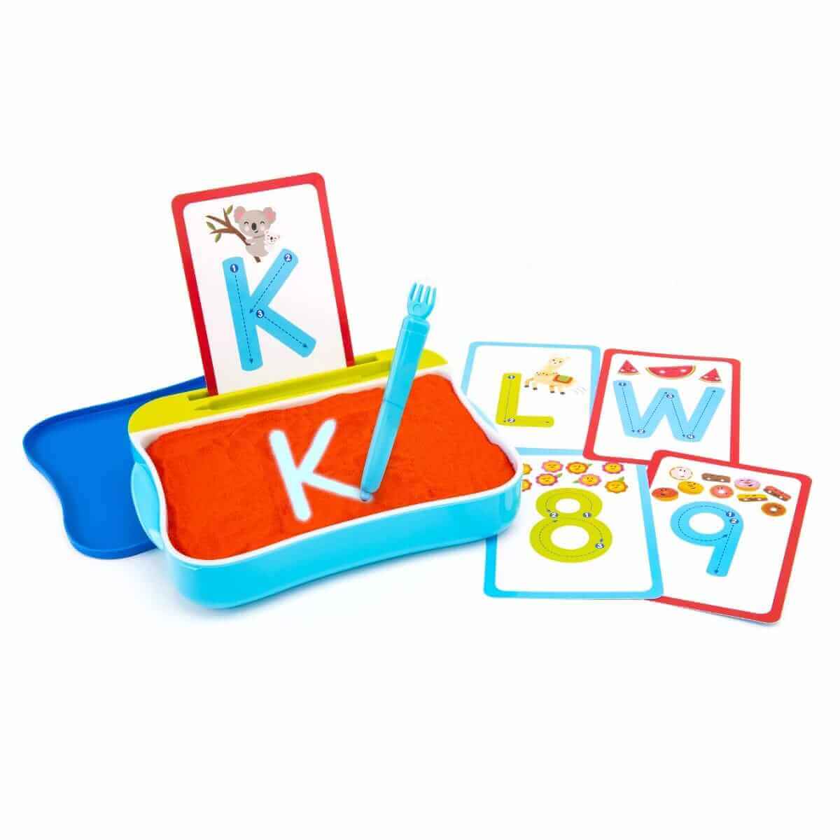 Learning Resources - Plateau de Tracé lumineux ""Light Up Tracing Center" - motricité fine, plateau de sable, sensoriel, tracé, écriture