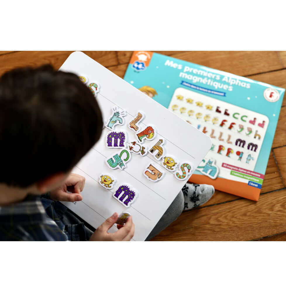 Récréalire - Mes premiers Alphas magnétiques - Dès 4 ans GS - alphas, lecture