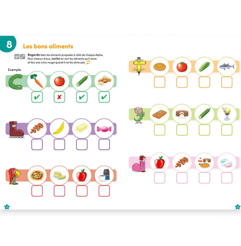 Récréalire - Mon cahier d'activités "Je commence à lire" Les Alphas - A partir de 5 ans (Grande section/CP) - graphisme, lecture, motricité fine, sons, tracé