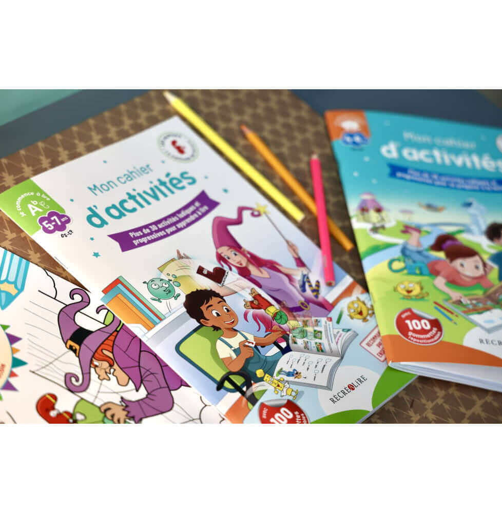 Récréalire - Mon cahier d'activités "Je commence à lire" Les Alphas - A partir de 5 ans (Grande section/CP) - graphisme, lecture, motricité fine, sons, tracé