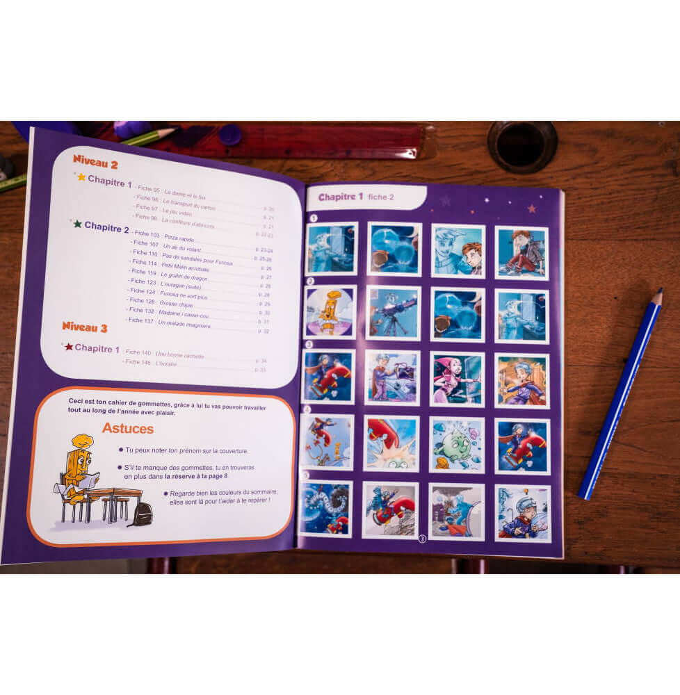 Récréalire - Mon cahier de gommettes Les Alphas CP - Livre pour l'élève Méthode de lecture cycle 2 - A partir de 4 ans (Grande section) - identification des sons, lecture