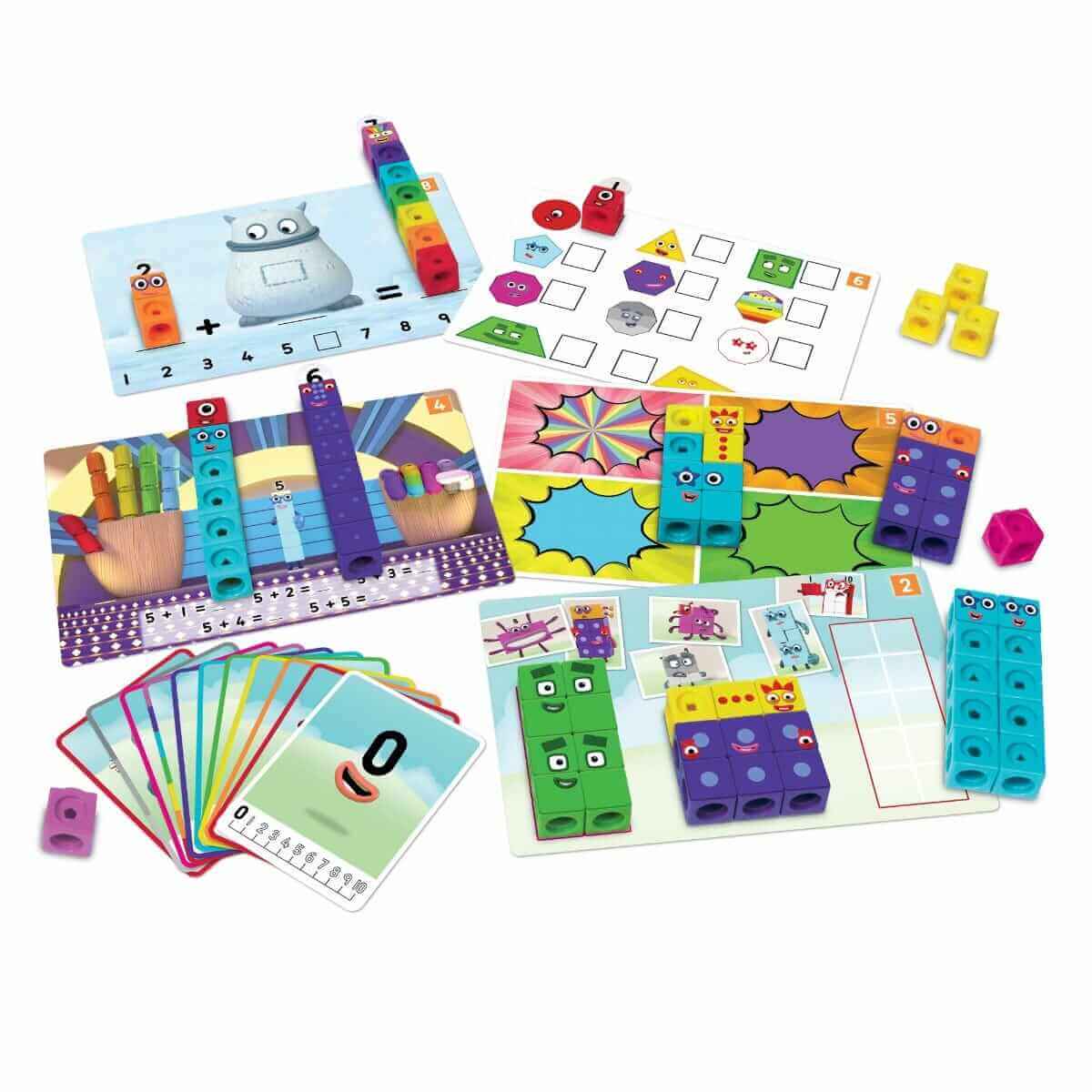 Learning Resources - Kit d'Activités Numberblocks "Math Link Cubes" - Apprendre à compter, nombres, numberblocks, quantité