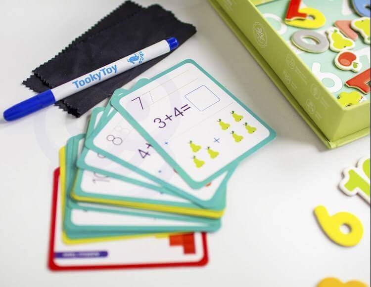 Tooky Toys -Box Magnétique Maths - A partir de 3 ans - addition, calcul, maths, mathématiques, soustraction