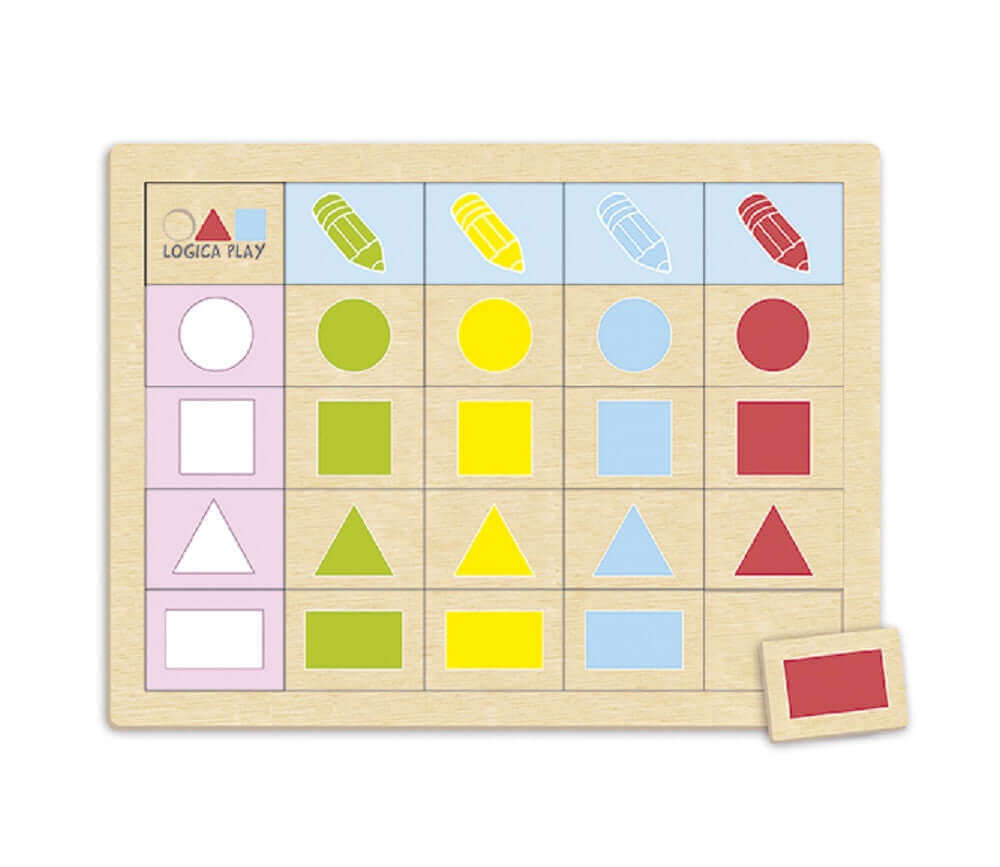 Akros - Set de 4 Tableaux de logique à double entrées -