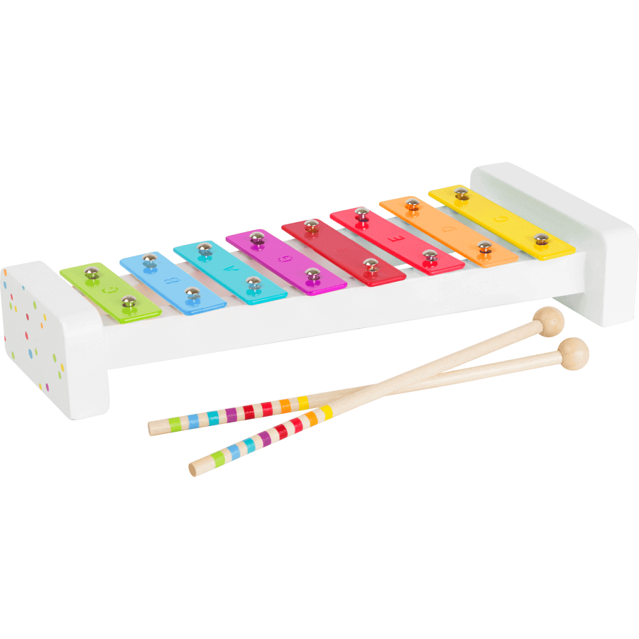 Small Foot - Xilophone "Sound" en bois - Apprentissage de la musique par couleur- A partir de 18 mois - musique, xylophone
