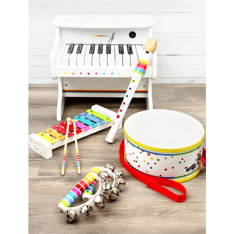 Small Foot - Xilophone "Sound" en bois - Apprentissage de la musique par couleur- A partir de 18 mois - musique, xylophone