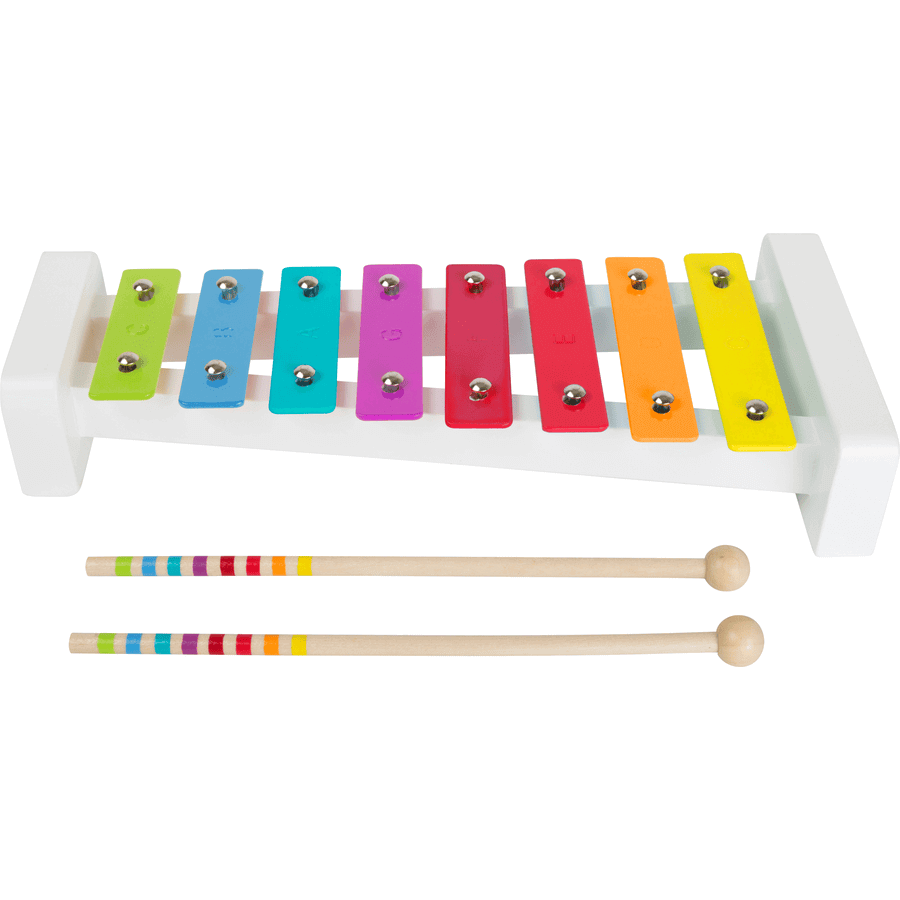 Small Foot - Xilophone "Sound" en bois - Apprentissage de la musique par couleur- A partir de 18 mois - musique, xylophone